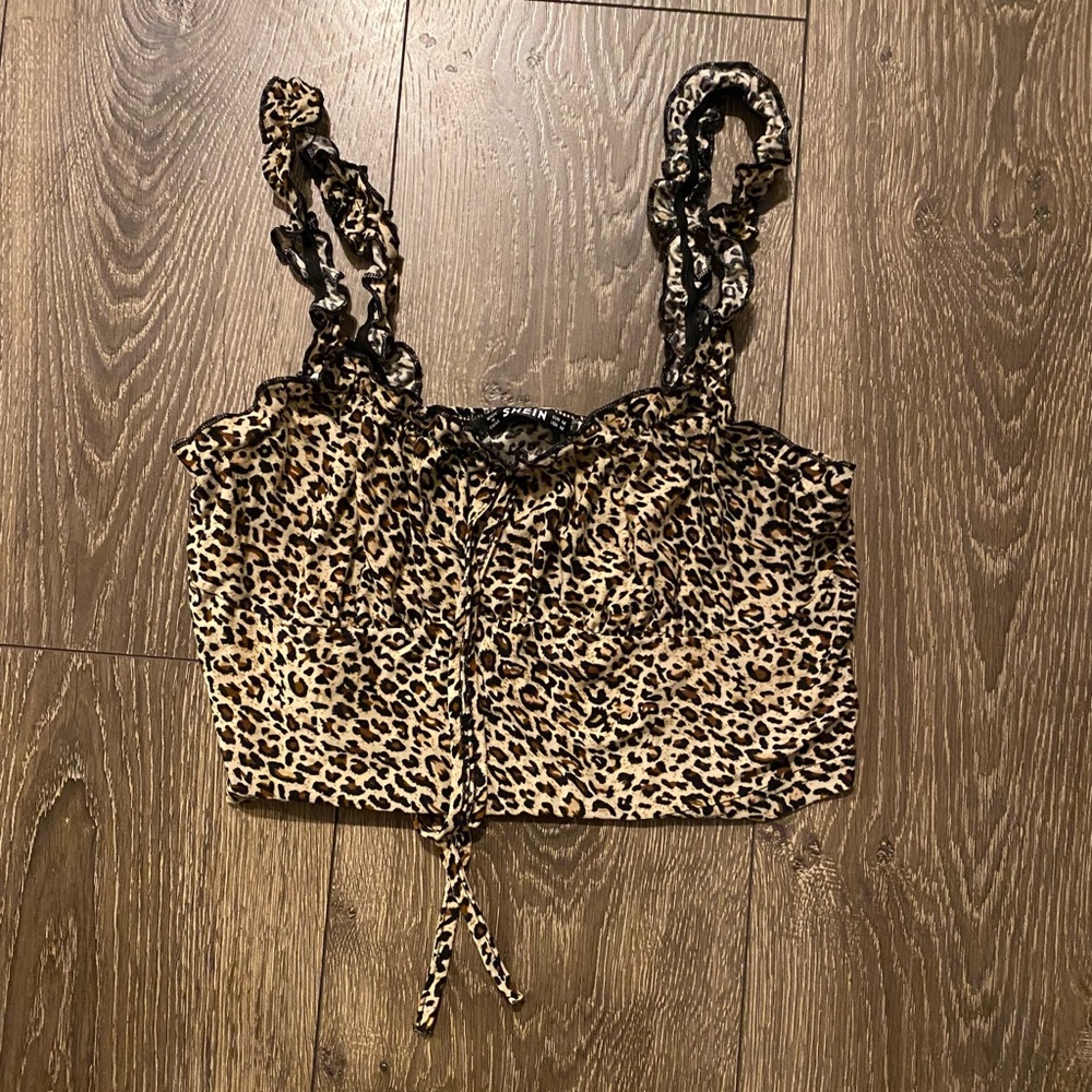 Cheetah crop top